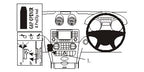 Brodit ProClip 653623 voor Mercedes Benz M-Class/ML 2005-2011 - productfoto zwarte ABS montagebasis