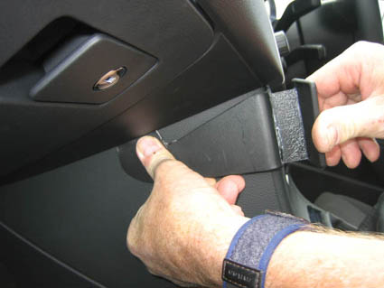 Brodit ProClip 653652 voor Volkswagen Passat CC 2009-2017, Volkswagen Passat Alltrack 2012-2015 en Volkswagen Passat 2005-2014 - detail van dashboardmontage
