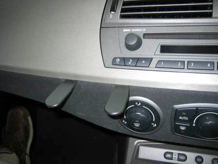 Brodit ProClip 653655 voor BMW Z4 2003-2008 - montagepositie op dashboard