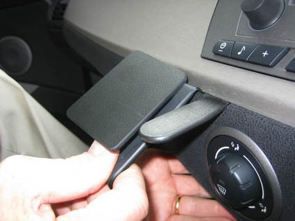 Brodit ProClip 653655 voor BMW Z4 2003-2008 - ProClip geplaatst in het voertuig
