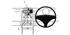 Brodit ProClip 653676 voor Suzuki Grand Vitara 2005-2015 - productfoto zwarte ABS montagebasis