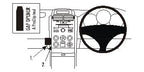 Brodit ProClip 653677 voor Suzuki Grand Vitara 2005-2015 - productfoto zwarte ABS montagebasis