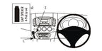Brodit ProClip 653713 voor Mitsubishi Triton 2007-2009 en Mitsubishi L200 2006-2009 - productfoto zwarte ABS montagebasis