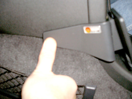 Brodit ProClip 653719 voor Saab 9-5 2006-2010 - detail van dashboardmontage