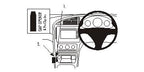 Brodit ProClip 653719 voor Saab 9-5 2006-2010 - productfoto zwarte ABS montagebasis