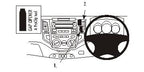 Brodit ProClip 653721 voor Toyota HiLux 2006-2009 - productfoto zwarte ABS montagebasis