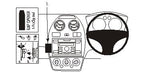 Brodit ProClip 653724 voor Ford Fiesta 2006-2008 - productfoto zwarte ABS montagebasis