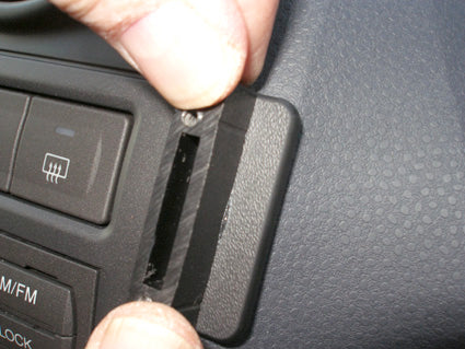 Brodit ProClip 653731 voor Ford Fiesta 2006-2008 - ProClip geplaatst in het voertuig