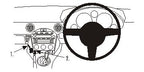 Brodit ProClip 653755 voor Mazda MX-5 2006-2008 en Mazda Miata 2006-2008 - productfoto zwarte ABS montagebasis