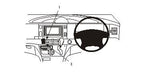 Brodit ProClip 653771 voor Toyota Tarago 2006-2016 - productfoto zwarte ABS montagebasis