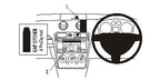 Brodit ProClip 653797 voor Ford Fusion 2006-2012 - productfoto zwarte ABS montagebasis