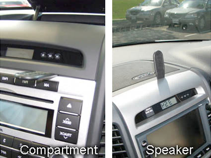 Brodit ProClip 653804 voor Hyundai Santa Fe 2006-2012 - montagepositie op dashboard