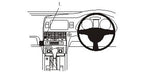 Brodit ProClip 653813 voor Audi Q7 2006-2015 - productfoto zwarte ABS montagebasis