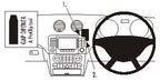 Brodit ProClip 653850 voor Mercedes Benz GL-Class 2006-2012 - productfoto zwarte ABS montagebasis