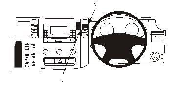Brodit ProClip 653873 voor Mercedes Benz Sprinter 2007-2018 en Volkswagen Crafter 2007-2016 - montagefoto 10