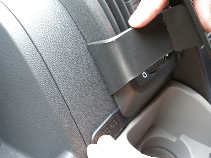 Brodit ProClip 653877 voor Citroen Relay 2007-2024, Citroen Jumper 2007-2014 e.a. - montagepositie op dashboard