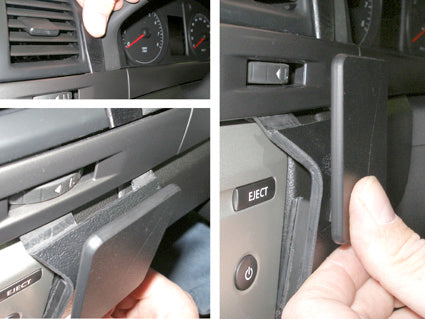 Brodit ProClip 653888 voor Holden Commodore Omega 2007-2010 - montagepositie op dashboard