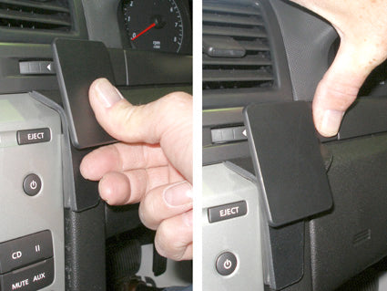 Brodit ProClip 653888 voor Holden Commodore Omega 2007-2010 - detail van dashboardmontage