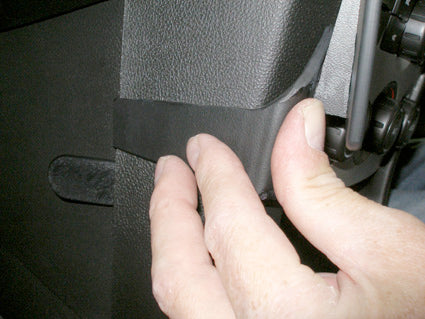 Brodit ProClip 653889 voor Holden Commodore Omega 2007-2010 en Holden Calais 2007-2010 - detail van dashboardmontage