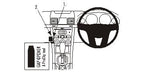 Brodit ProClip 653889 voor Holden Commodore Omega 2007-2010 en Holden Calais 2007-2010 - productfoto zwarte ABS montagebasis