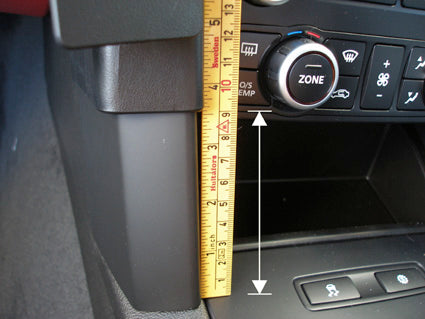Brodit ProClip 653893 voor Holden SS 2007-2010 - montagepositie op dashboard