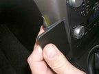 Brodit ProClip 653903 voor Subaru Outback 2007-2009 en Subaru Legacy 2007-2009 - montagepositie op dashboard
