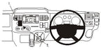 Brodit ProClip 653905 voor Ford Transit Tourneo 2007-2013 en Ford Transit 2007-2013 - productfoto zwarte ABS montagebasis