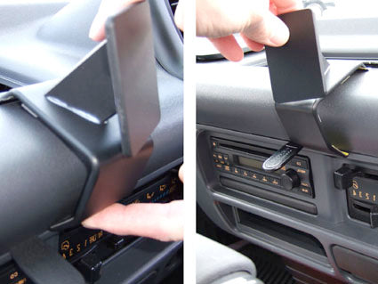 Brodit ProClip 653933 voor Chevrolet W-series 1999-2007 en Isuzu N-series 1999-2007 - ProClip geplaatst in het voertuig
