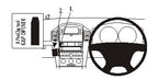 Brodit ProClip 653954 voor Chevrolet Captiva 2007-2011 en Holden Captiva 2007-2011 - productfoto zwarte ABS montagebasis