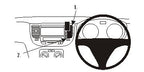 Brodit ProClip 653963 voor Kia Rio 2006-2011 - productfoto zwarte ABS montagebasis