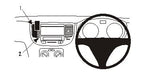 Brodit ProClip 653964 voor Kia Rio 2006-2011 - productfoto zwarte ABS montagebasis