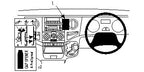 Brodit ProClip 653968 voor Iveco Daily 2006-2014 - productfoto zwarte ABS montagebasis