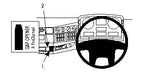 Brodit ProClip 653993 voor MAN TGA 2000-2014 - productfoto zwarte ABS montagebasis