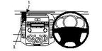 Brodit ProClip 654059 voor Mazda BT 50 2007-2012 - productfoto zwarte ABS montagebasis