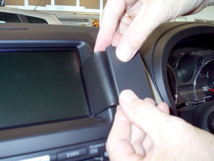 Brodit ProClip 654067 voor Nissan X-Trail 2008-2013 - detail van dashboardmontage