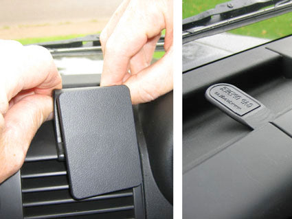 Brodit ProClip 654077 voor Land Rover Defender 2007-2016 - montagepositie op dashboard