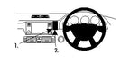 Brodit ProClip 654085 voor Land Rover Range Rover 2002-2012 - productfoto zwarte ABS montagebasis