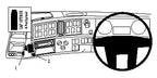Brodit ProClip 654217 voor Volvo NH series 2008-2012, Volvo FM series 2008-2013 en Volvo FH series 2008-2012 - productfoto zwarte ABS montagebasis