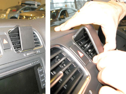 Brodit ProClip 654260 voor Volkswagen Golf VI Variant 2010-2012 en Volkswagen Golf VI 2009-2012 - detail van dashboardmontage