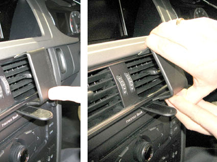 Brodit ProClip 654263 voor Audi S5 2007-2016, Audi S4 Sedan 2008-2015 e.a. - detail van dashboardmontage