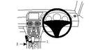 Brodit ProClip 654269 voor Mercedes Benz GLK-Class 2008-2012 - productfoto zwarte ABS montagebasis