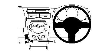 Brodit ProClip 654306 voor Mazda RX-8 2008-2012 - productfoto zwarte ABS montagebasis