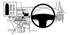 Brodit ProClip 654322 voor Lexus RX Series 2010-2015 - productfoto zwarte ABS montagebasis