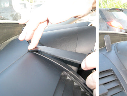 Brodit ProClip 654352 voor Mazda 3 2010-2013 - montagepositie op dashboard