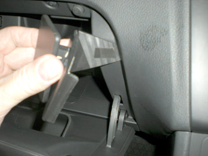 Brodit ProClip 654383 voor Volkswagen Polo 2010-2014 - ProClip geplaatst in het voertuig