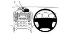 Brodit ProClip 654470 voor Hyundai iMax 2009-2021, Hyundai iLoad 2009-2021 en Hyundai H1 2009-2020 - productfoto zwarte ABS montagebasis