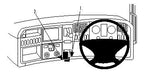 Brodit ProClip 654479 voor Scania R-series 2010-2016 en Scania G-series 2010-2018 - productfoto zwarte ABS montagebasis
