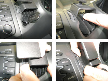 Brodit ProClip 654557 voor Kia Sportage 2011-2016 - detail van dashboardmontage