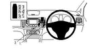 Brodit ProClip 654562 voor Seat Alhambra 2011-2019 en Volkswagen Sharan 2011-2022 - productfoto zwarte ABS montagebasis