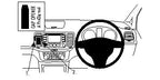 Brodit ProClip 654563 voor Seat Alhambra 2011-2019 en Volkswagen Sharan 2011-2022 - productfoto zwarte ABS montagebasis